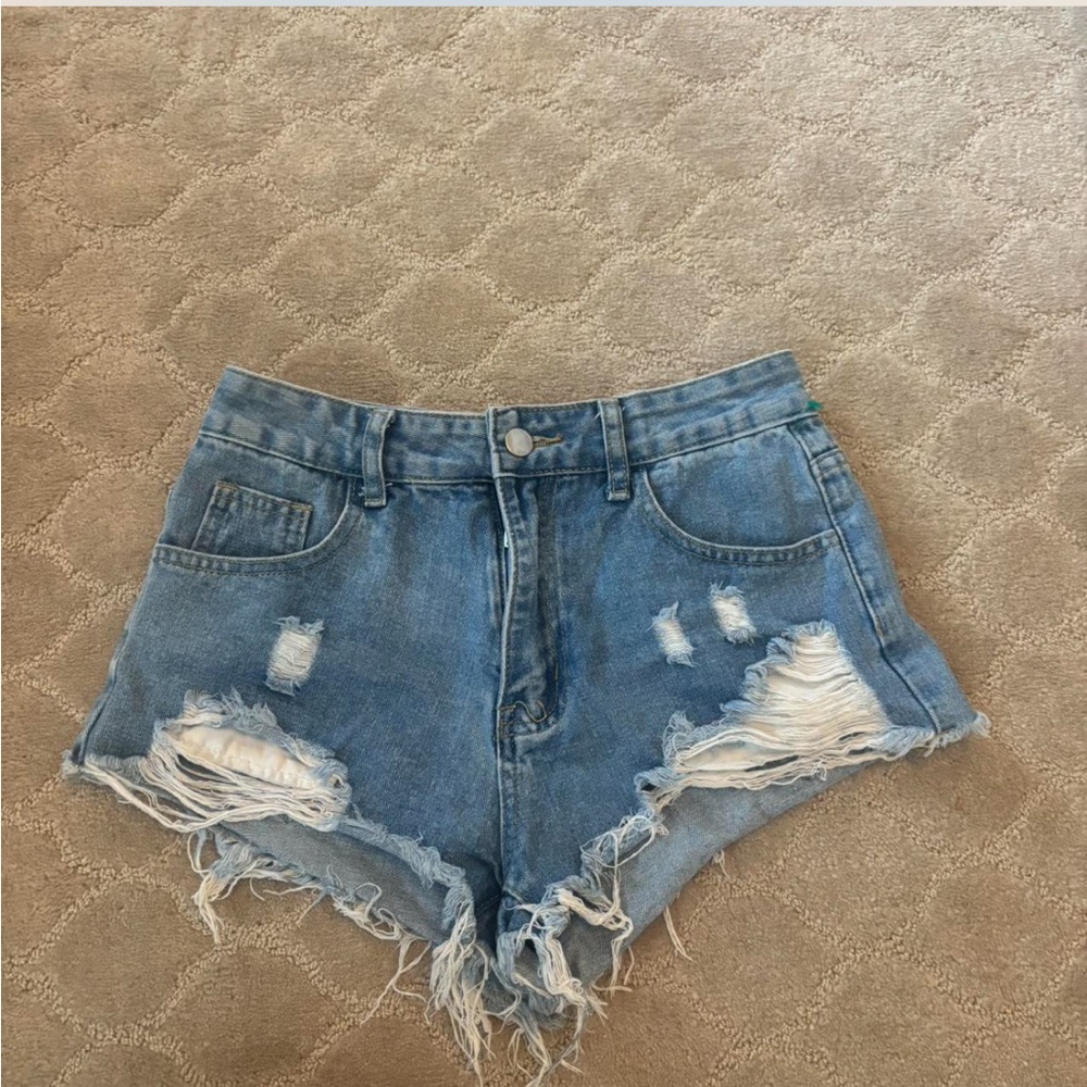 Denim shorts size 4